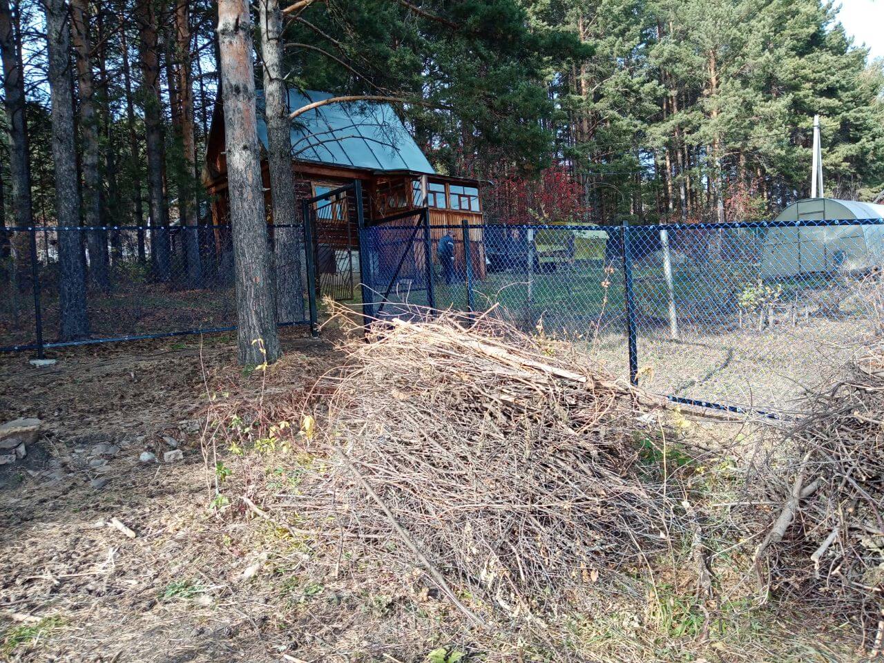 Забор из сетки рабица 76м с полимерным покрытием фото 4 в Саратове