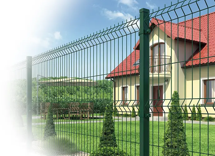 Забор из 3D сетки гиттер в Саратове с установкой под ключ