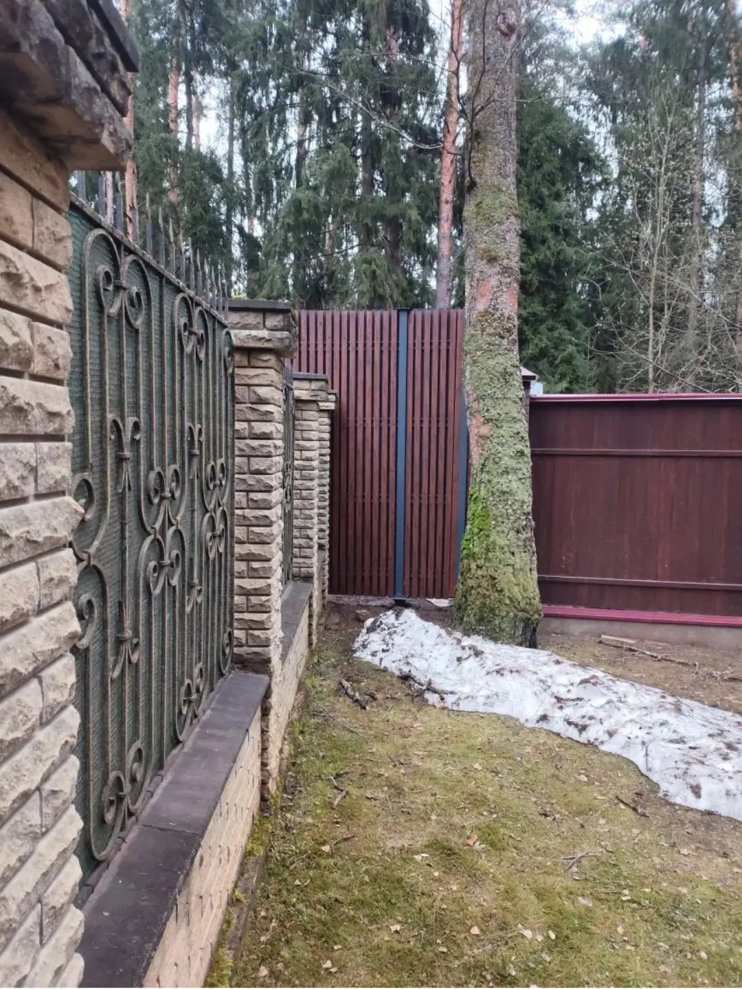 Забор из декоративных реек 7м Темный Дуб 3D Принтек фото 1 в Саратове